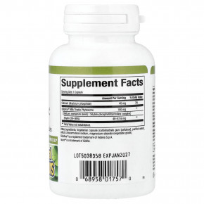 Natural Factors, Herbal Factors®, расторопша высшего качества, 160 мг, 60 вегетарианских капсул в Москве - eco-herb.ru | фото