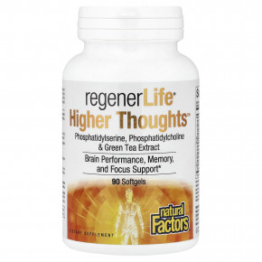 Natural Factors, RegenerLife®, Higher Thoughts™, 90 капсул в Москве - eco-herb.ru | фото