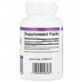 Natural Factors, Stress-Relax®, Pharma GABA®, 250 мг, 60 вегетарианских капсул в Москве - eco-herb.ru | фото