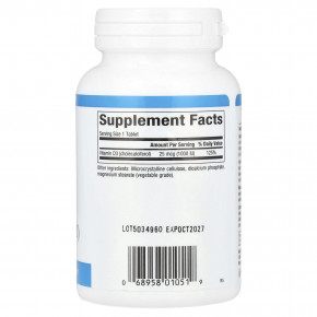 Natural Factors, витамин D3, 25 мкг (1000 МЕ), 180 таблеток в Москве - eco-herb.ru | фото