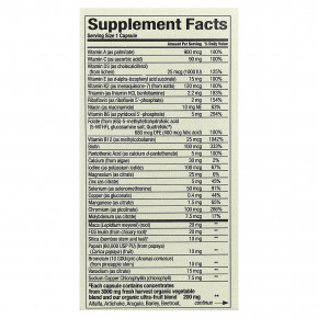 Natural Factors, Whole Earth & Sea®, мультивитамины для мужчин, 60 вегетарианских капсул в Москве - eco-herb.ru | фото