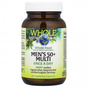 Natural Factors, Whole Earth & Sea®, мультивитамины для мужчин старше 50 лет, 60 вегетарианских капсул в Москве - eco-herb.ru | изображение Natural Factors, Whole Earth & Sea®, мультивитамины для мужчин старше 50 лет, 60 вегетарианских капсул в Москве - eco-herb.ru | фото