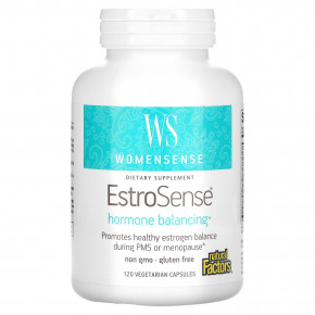 Natural Factors, WomenSense®, EstroSense®, 120 вегетарианских капсул - описание