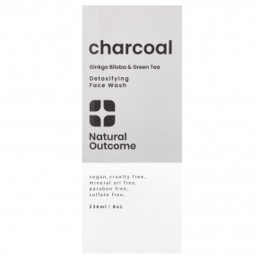 Natural Outcome, Charcoal, очищающее средство для умывания, 236 мл (8 унций) в Москве - eco-herb.ru | фото