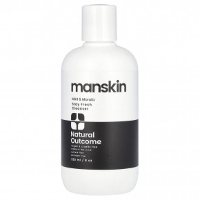 Natural Outcome, Manskin, очищающее средство Stay Fresh, мята и марула, 236 мл (8 унций) в Москве - eco-herb.ru | фото