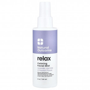 Natural Outcome, Relax, успокаивающий спрей для лица, 120 мл (4 унции) - описание | фото