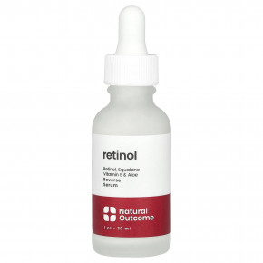 Natural Outcome, Retinol, Reverse Serum, Fragrance Free, 1 oz (30 ml) - описание | фото