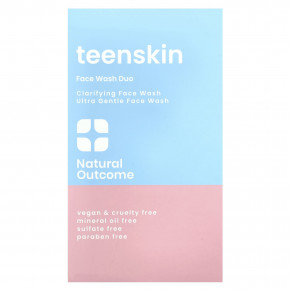 Natural Outcome, TeenSkin, дуэт для умывания, очищающий гель для душа, 1 набор, 150 мл (5 унций) в Москве - eco-herb.ru | фото