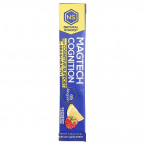 Natural Stacks, Magtech® Cognition, малиновый лимонад, 14 стиков по 5,3 г (0,18 унции) в Москве - eco-herb.ru | изображение Natural Stacks, Magtech® Cognition, малиновый лимонад, 14 стиков по 5,3 г (0,18 унции) в Москве - eco-herb.ru | фото