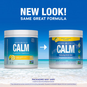 Natural Vitality, CALM®, смесь для расслабляющих напитков, сладкий лимон, 227 г (8 унций) в Москве - eco-herb.ru | фото