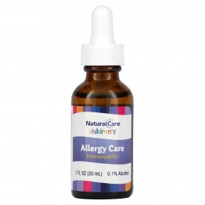 NaturalCare, средство от аллергии для детей, от 4 месяцев, жидкие капли, 30 мл (1 жидк. унция) в Москве - eco-herb.ru | фото