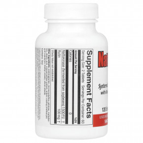 Naturally Vitamins, Nattokinase 1500, добавка с системными ферментами, 120 таблеток, покрытых кишечнорастворимой оболочкой в Москве - eco-herb.ru | фото