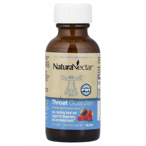 NaturaNectar®, Throat Guardian™, спрей с бразильским пчелиным прополисом, 'ягодная смесь', 30 мл (1 жидк. унция) в Москве - eco-herb.ru | фото