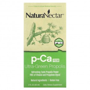 NaturaNectar, p-Ca From Ultra-Green Propolis, 2 fl oz (60 ml) в Москве - eco-herb.ru | фото