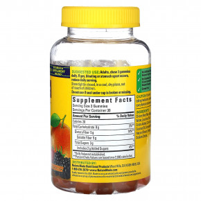 Nature Made, Жевательные мармеладки с клетчаткой, апельсин и ягодное ассорти, 90 жевательных мармеладок (1,6 г в 1 жевательной мармеладке) в Москве - eco-herb.ru | фото