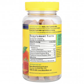 Nature Made, Кальций с витамином D3 в жевательных таблетках, вишня, апельсин и клубника, 80 жевательных таблеток в Москве - eco-herb.ru | фото