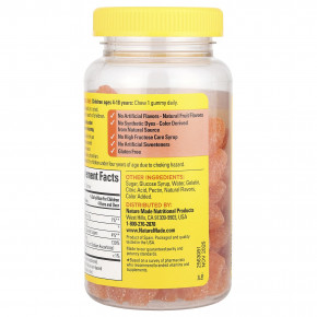 Nature Made, Kids First®, жевательные мармеладки с витамином C, мандарин, 125 мг, 110 жевательных таблеток в Москве - eco-herb.ru | изображение Nature Made, Kids First®, жевательные мармеладки с витамином C, мандарин, 125 мг, 110 жевательных таблеток в Москве - eco-herb.ru | фото