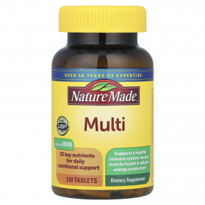 Nature Made, Мультивитамины с железом, 130 таблеток в Москве - eco-herb.ru | изображение Nature Made, Мультивитамины с железом, 130 таблеток в Москве - eco-herb.ru | фото