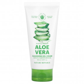 Nature Republic, Очищающий крем-гель с алоэ вера, 150 мл (5,07 жидк. унц.) (Товар снят с продажи) в Москве - eco-herb.ru | изображение Nature Republic, Очищающий крем-гель с алоэ вера, 150 мл (5,07 жидк. унц.) (Товар снят с продажи) в Москве - eco-herb.ru | фото