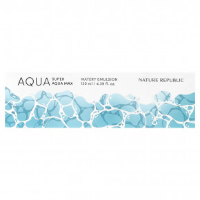 Nature Republic, Super Aqua Max, водянистая эмульсия, 130 мл (4,39 жидк. унц.) в Москве - eco-herb.ru | фото