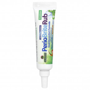 Nature's Answer, PerioBrite®Rub, успокаивающий гель для зубов и десен, охлаждающая мята, 14,2 г (0,5 унции) в Москве - eco-herb.ru | фото