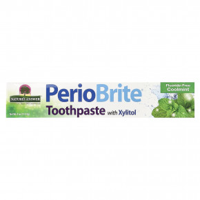 Nature's Answer, PerioBrite®, зубная паста с ксилитолом, холодная мята, 113,4 г (4 унции) в Москве - eco-herb.ru | фото