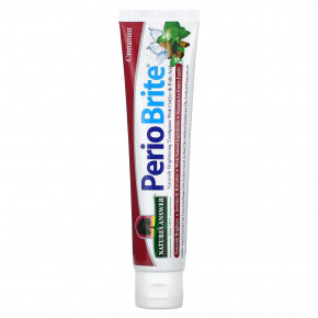 Nature's Answer, PerioBrite, зубная паста с ксилитолом, корица и мята, 113,4 г (4 унции) - описание