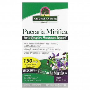 Nature's Answer, Pueraria Mirifica, 100 mg, 60 Vegetarian Capsules в Москве - eco-herb.ru | фото