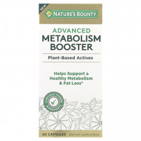 Nature's Bounty, Advanced Metabolism Booster, 60 капсул - описание | фото