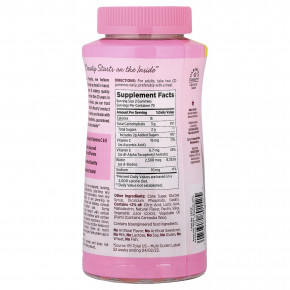 Nature's Bounty, Optimal Solutions®, жевательные таблетки для здоровья волос, кожи и ногтей, со вкусом клубники, 140 жевательных таблеток в Москве - eco-herb.ru | фото