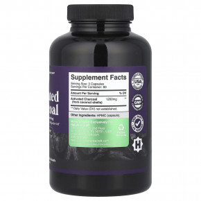 Nature's Craft, Активированный уголь, 180 растительных капсул (400 мг на капсулу) в Москве - eco-herb.ru | фото