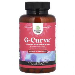 Nature's Craft, Женское здоровье, G-Curve ™, 90 капсул в Москве - eco-herb.ru | фото