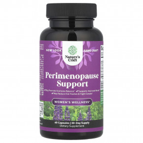 Nature's Craft, Женское здоровье, поддержка в период перименопаузы, 60 капсул - описание | фото