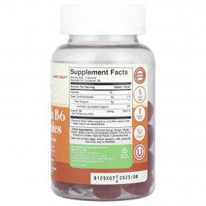 Nature's Craft, Жевательные мармеладки с витамином B6, ягодные, 50 мг, 30 жевательных таблеток в Москве - eco-herb.ru | изображение Nature's Craft, Жевательные мармеладки с витамином B6, ягодные, 50 мг, 30 жевательных таблеток в Москве - eco-herb.ru | фото