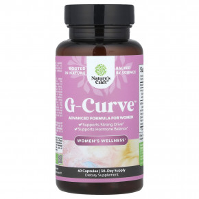 Nature's Craft, Women's Wellness, G-Curve ™, 364 мг, 60 капсул в Москве - eco-herb.ru | фото