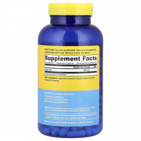 Nature's Life, яблочная кислота, 800 мг, 250 капсул в Москве - eco-herb.ru | фото