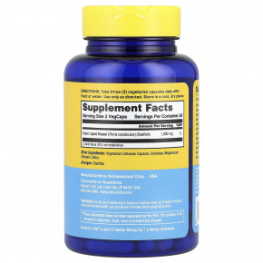 Nature's Life, Зеленые мидии, 90 капсул (500 мг на капсулу) в Москве - eco-herb.ru | фото