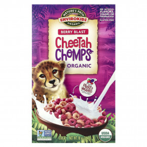 Nature's Path, EnviroKidz, органические хлопья Cheetah Chomps®, ягоды, 284 г (10 унций) - описание