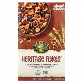 Nature's Path, хлопья Organic Heritage Flakes®, 375 г (13,25 унции) - описание | фото