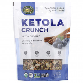 Nature's Path, Ketola Crunch ™, гранола с черникой и корицей, орехами, 227 г (8 унций) в Москве - eco-herb.ru | фото