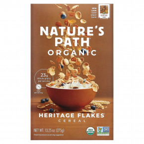 Nature's Path, Органические хлопья Heritage Flakes, 375 г (13,25 унции) в Москве - eco-herb.ru | фото