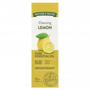 Nature's Truth, Чистое эфирное масло, очищающий лимон, 15 мл (0,51 жидк. унц.) в Москве - eco-herb.ru | изображение Nature's Truth, Чистое эфирное масло, очищающий лимон, 15 мл (0,51 жидк. унц.) в Москве - eco-herb.ru | фото