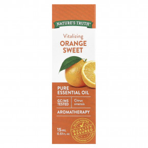 Nature's Truth, Чистое эфирное масло, оживляющий апельсин и сладкий, 15 мл (0,51 жидк. унц.) в Москве - eco-herb.ru | изображение Nature's Truth, Чистое эфирное масло, оживляющий апельсин и сладкий, 15 мл (0,51 жидк. унц.) в Москве - eco-herb.ru | фото
