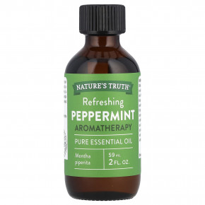 Nature's Truth, Чистое эфирное масло, освежающая перечная мята, 59 мл (2 жидк. унц.) - подробнее Nature's Truth, Чистое эфирное масло, освежающая перечная мята, 59 мл (2 жидк. унц.) - описание