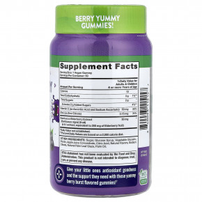 Nature's Truth, Just 4 Kidz, жевательные мармеладки из бузины и витамина C, цинк, вкусные ягоды, 50 жевательных таблеток в Москве - eco-herb.ru | фото