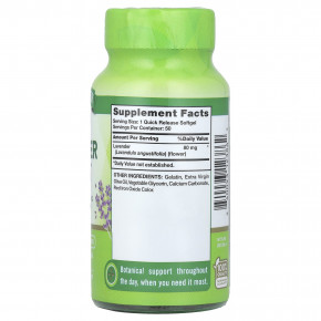 Nature's Truth, Lavender Calm ™, 50 капсул быстрого высвобождения (80 мг в каждой капсуле) в Москве - eco-herb.ru | изображение Nature's Truth, Lavender Calm ™, 50 капсул быстрого высвобождения (80 мг в каждой капсуле) в Москве - eco-herb.ru | фото