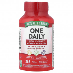 Nature's Truth, мультивитамины для приёма один раз в день, 365 мини-таблеток - описание | фото