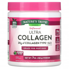 Nature's Truth, Ultra Collagen Powder, без добавок, 198 г (7 унций) в Москве - eco-herb.ru | фото