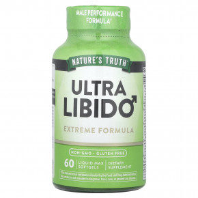 Nature's Truth, Ultra Libido, Extreme Formula, 60 мягких таблеток Liquid Max в Москве - eco-herb.ru | фото