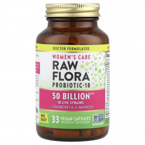 Nature's Truth, Women's Care, пробиотик-18 Raw Flora ™, 33 веганские капсулы в Москве - eco-herb.ru | фото